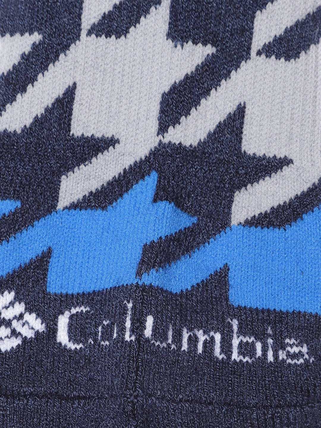 Columbia Unisex Blue SOCKS UX 1P SNWBRD/MED-HNDSTH  (1 Pair) (Non Returnable)