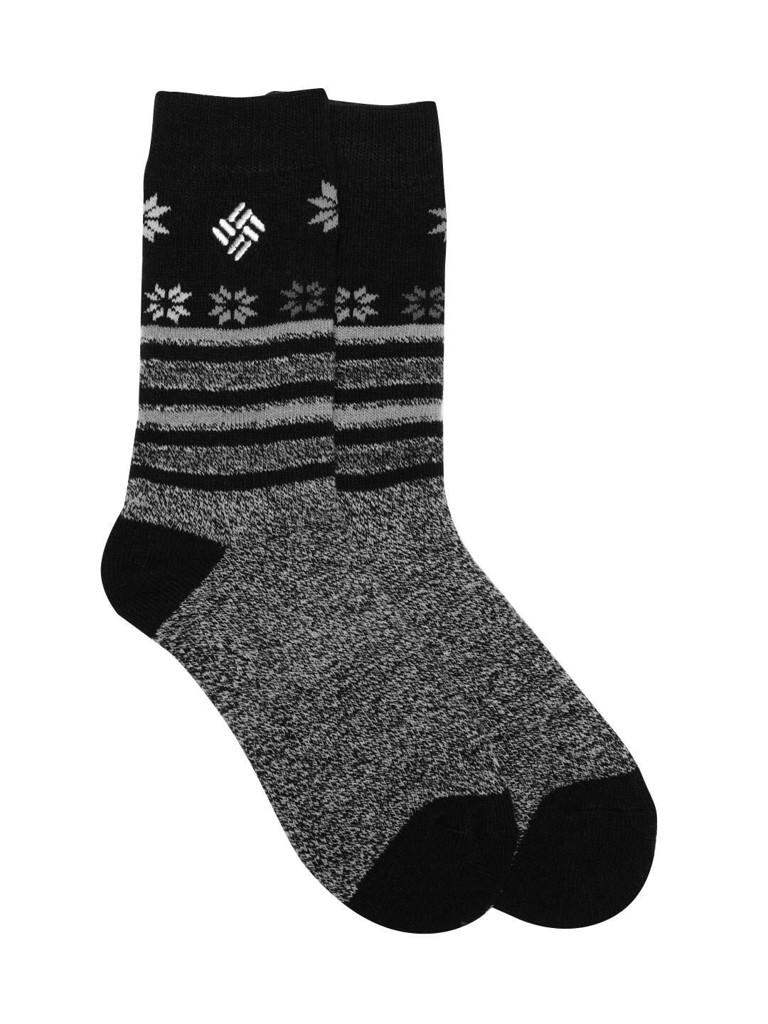 Columbia Women Black Medium Weight Snowfall Thermal  (2 Pair) (Non Returnable)