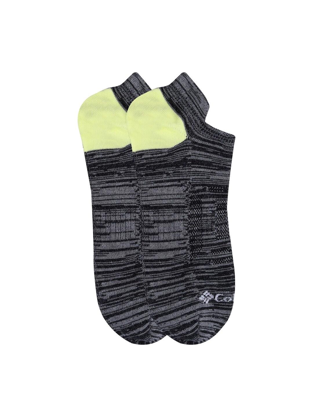 Columbia Men Black SOCKS MN 2P NOSHO-ACTV-SPCDYE (2 Pairs) (Non Returnable)