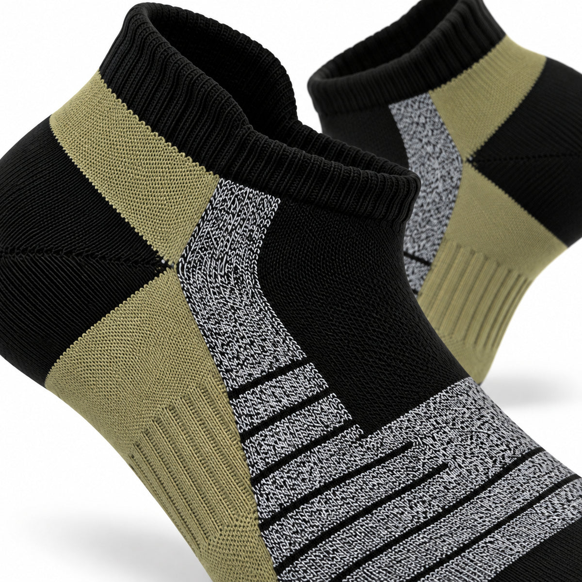 Columbia Men Black Lightweight Active No Show Socks Pack of 2 (Non Returnable)