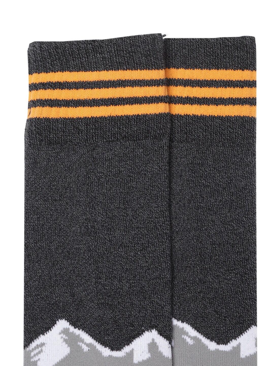 Columbia Unisex Black SOCKS UX 1P SKI OTC-ECO-MED 1P  (1 Pair) (Non Returnable)