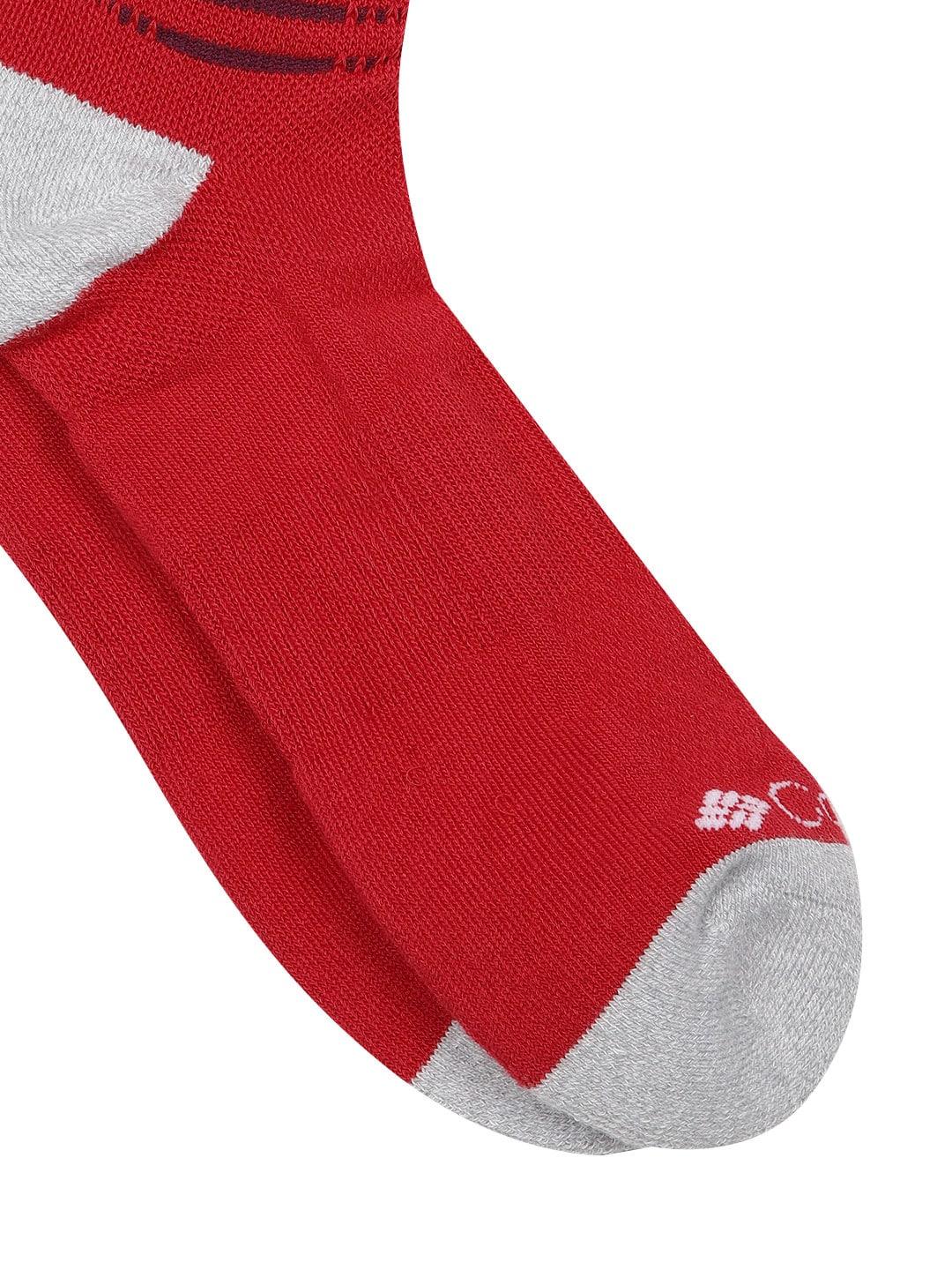 Columbia Unisex Red SOCKS UX 1P HIK CRW MD WT MED  (1 Pair) (Non Returnable)