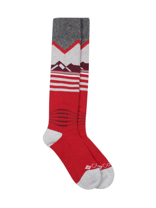 Columbia Unisex Red SOCKS UX 1P HIK CRW-MD WT-SML
 (1 Pair) (Non Returnable)