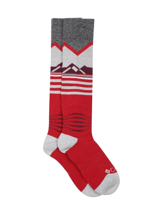 Columbia Unisex Red SOCKS UX 1P HIK CRW-MD WT-SML
 (1 Pair) (Non Returnable)