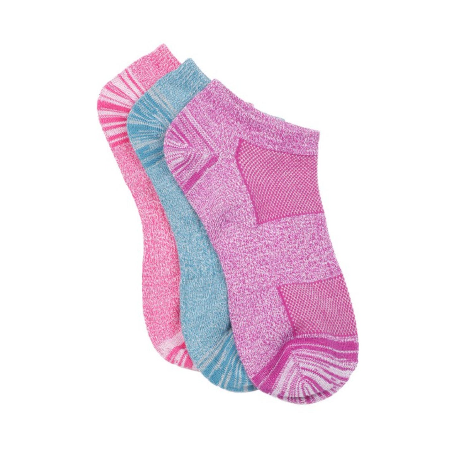 Columbia Womens Multi FLAT KNIT MARLED & SPACE DYE NO-SHOW (Non Returnable)