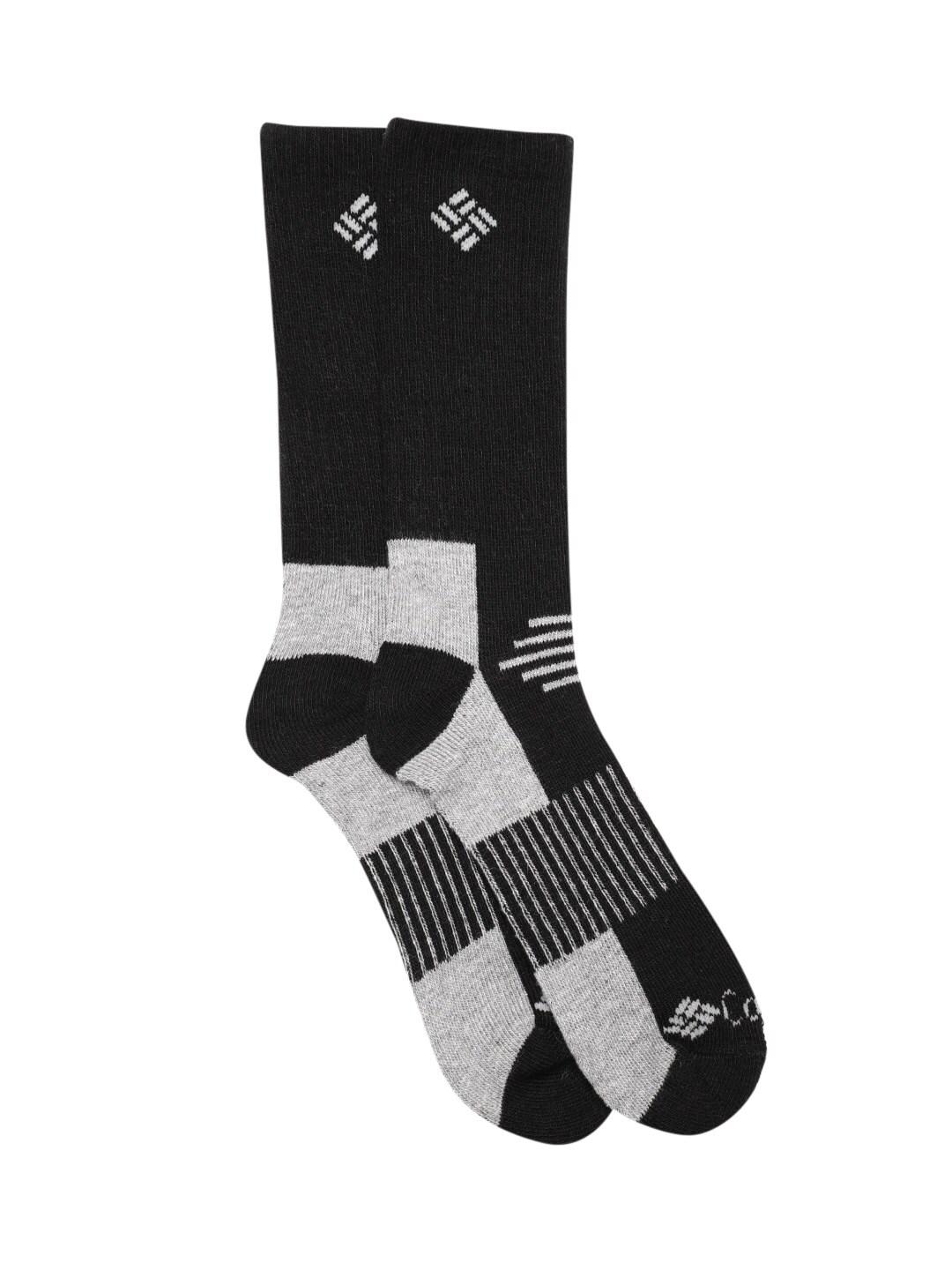 Columbia Men Black Wool Crew  (2 Pair) (Non Returnable)