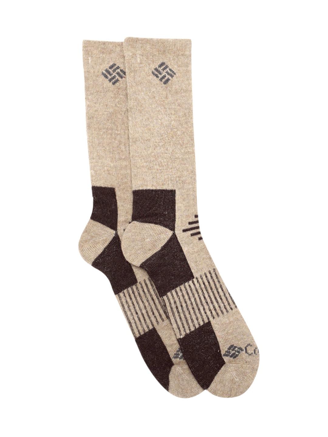 Columbia Men Brown Wool Crew  (2 Pair) (Non Returnable)