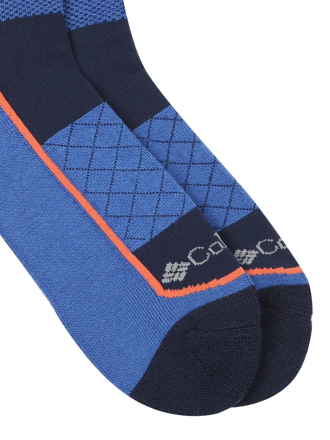Columbia Unisex Navy Blue SOCKS UX 1P SKI OTC/LRG 1 PAIR  (1 Pair) (Non Returnable)