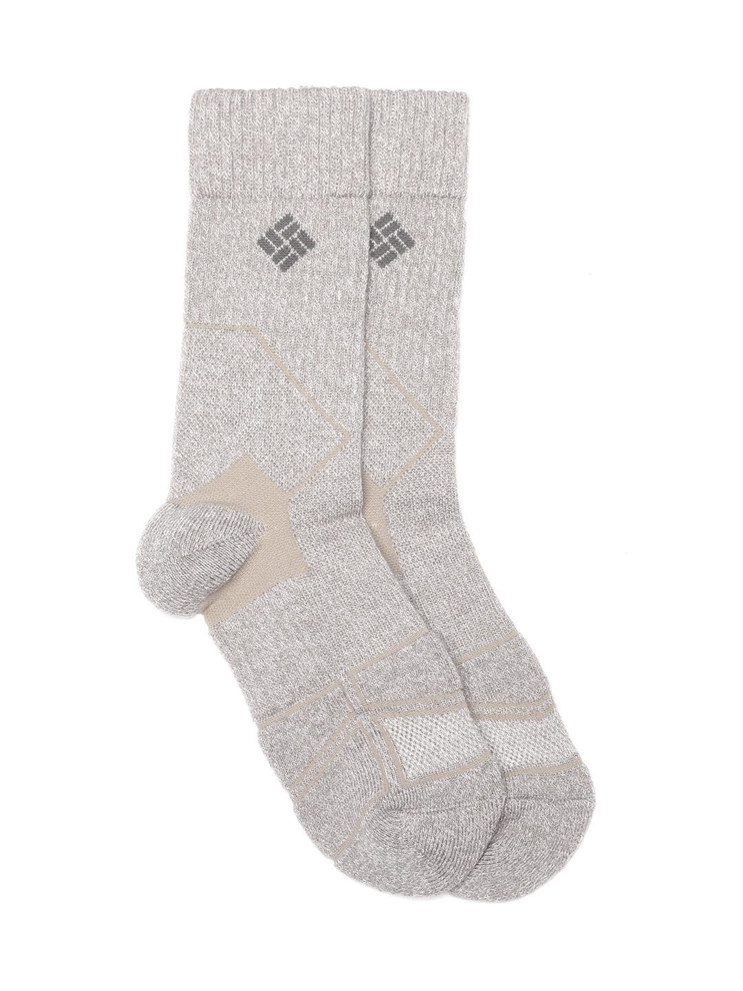 Columbia Unisex Beige SOCKS UX 1P HIK CRW-MD WT-LRG (1 Pair) (Non Returnable)