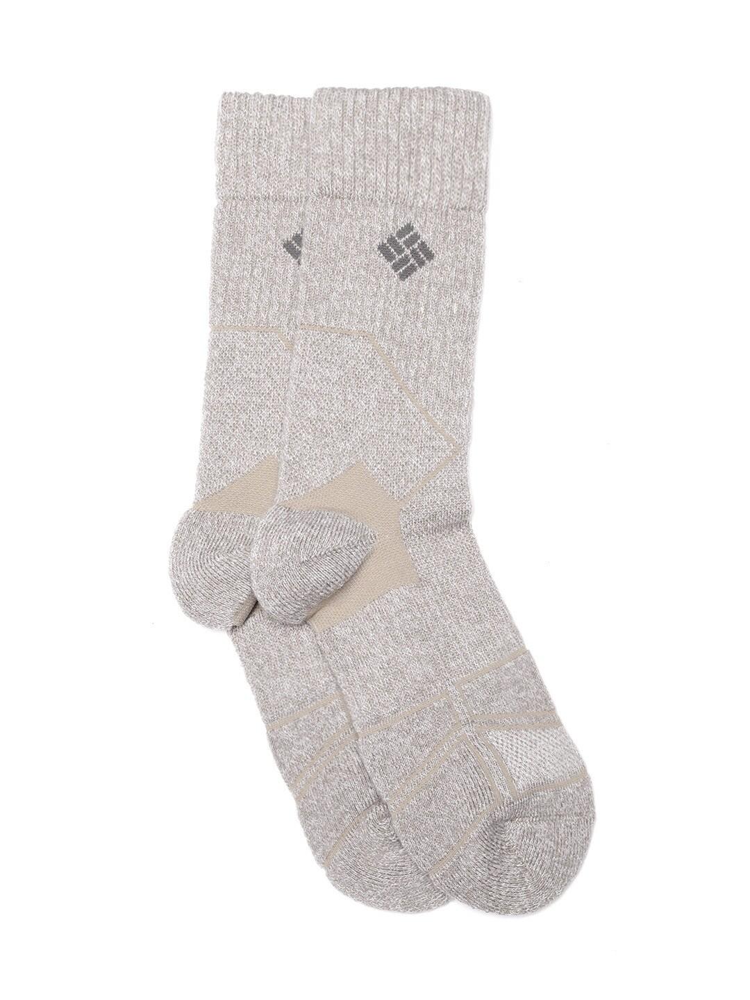 Columbia Unisex Beige SOCKS UX 1P HIK CRW-MD WT-LRG (1 Pair) (Non Returnable)