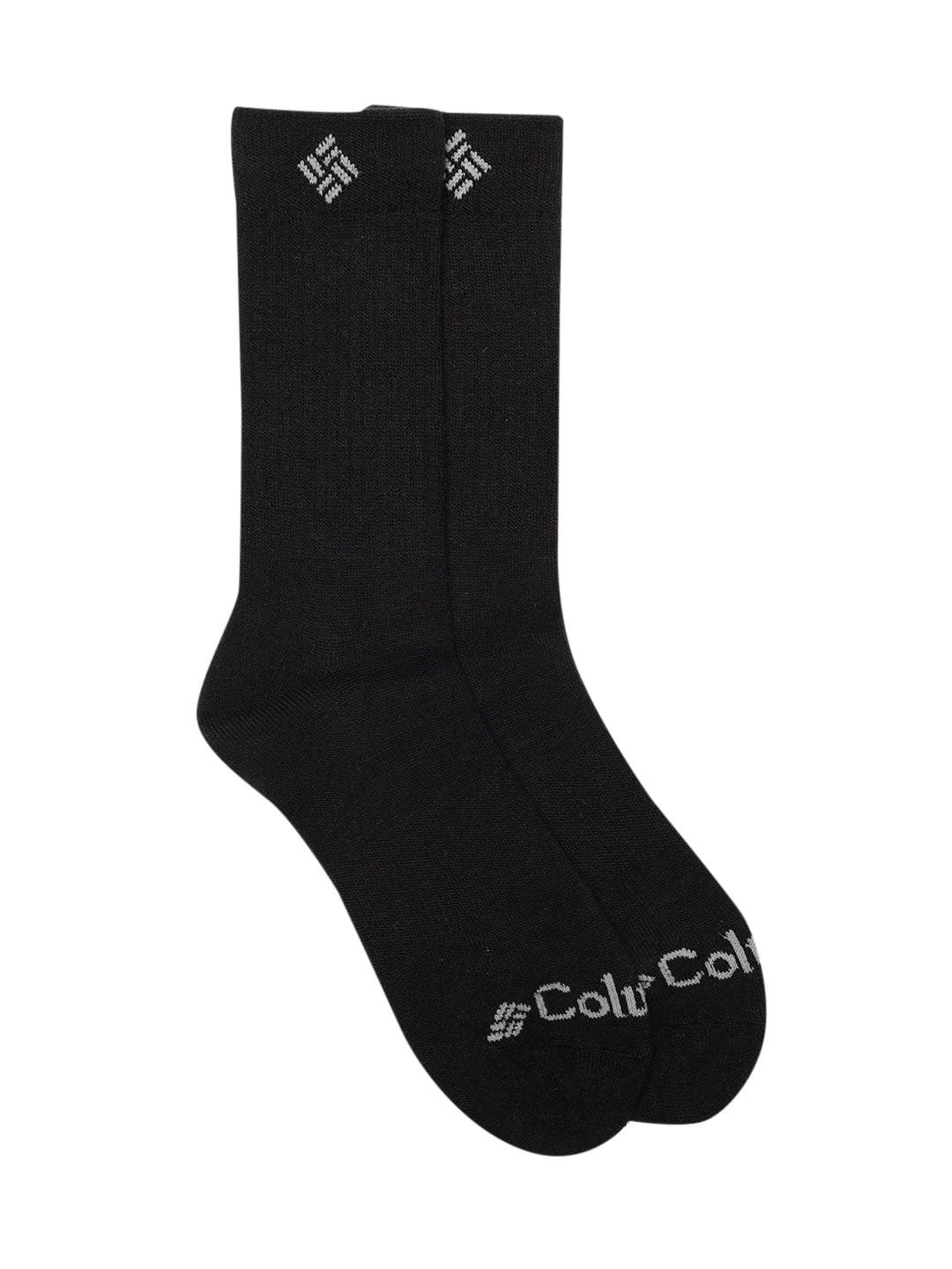 Columbia Men Black SOCKS MN 2P WOOL THERMAL CREW (2 Pairs)