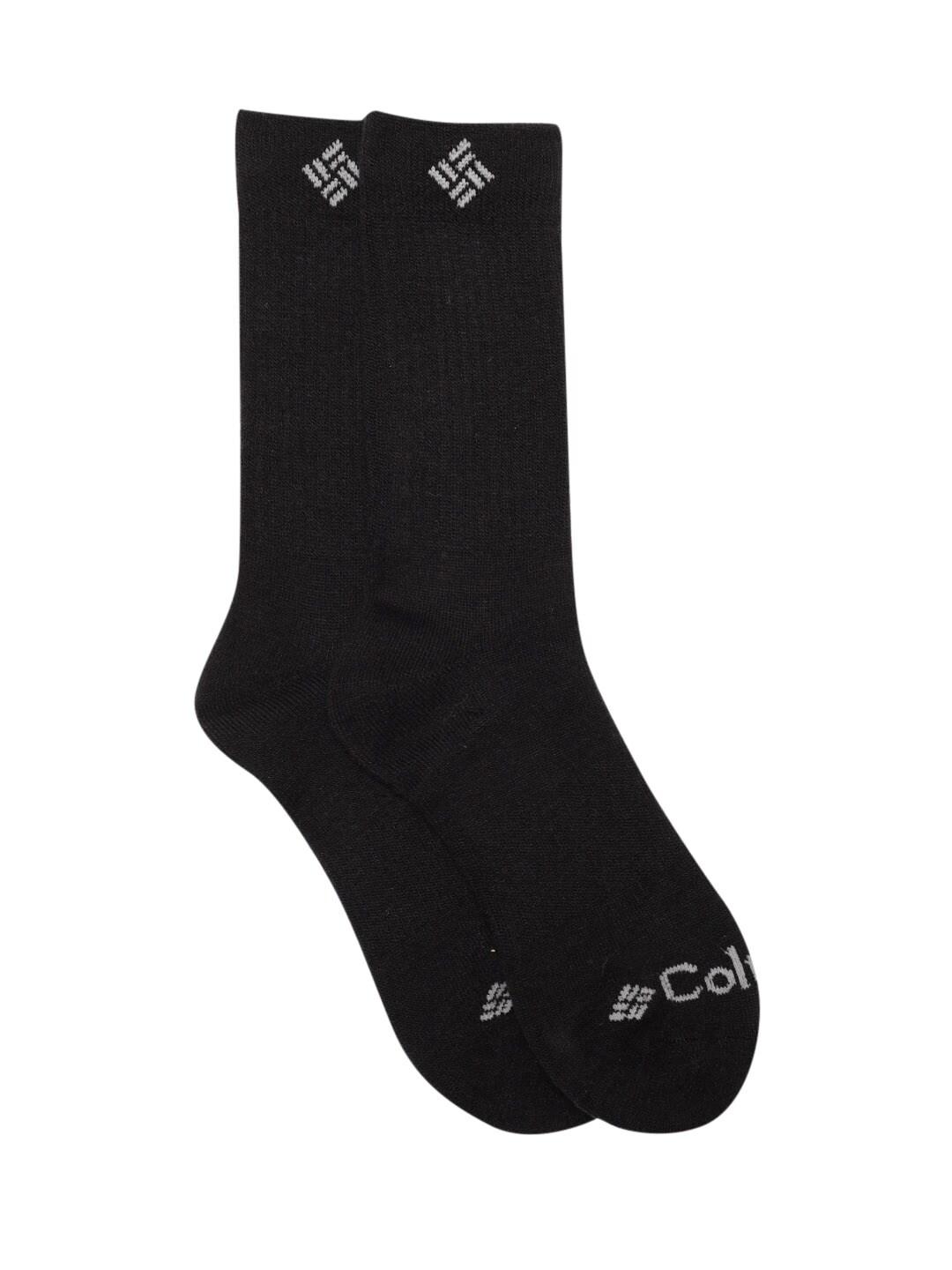 Columbia Men Black SOCKS MN 2P WOOL THERMAL CREW (2 Pairs)