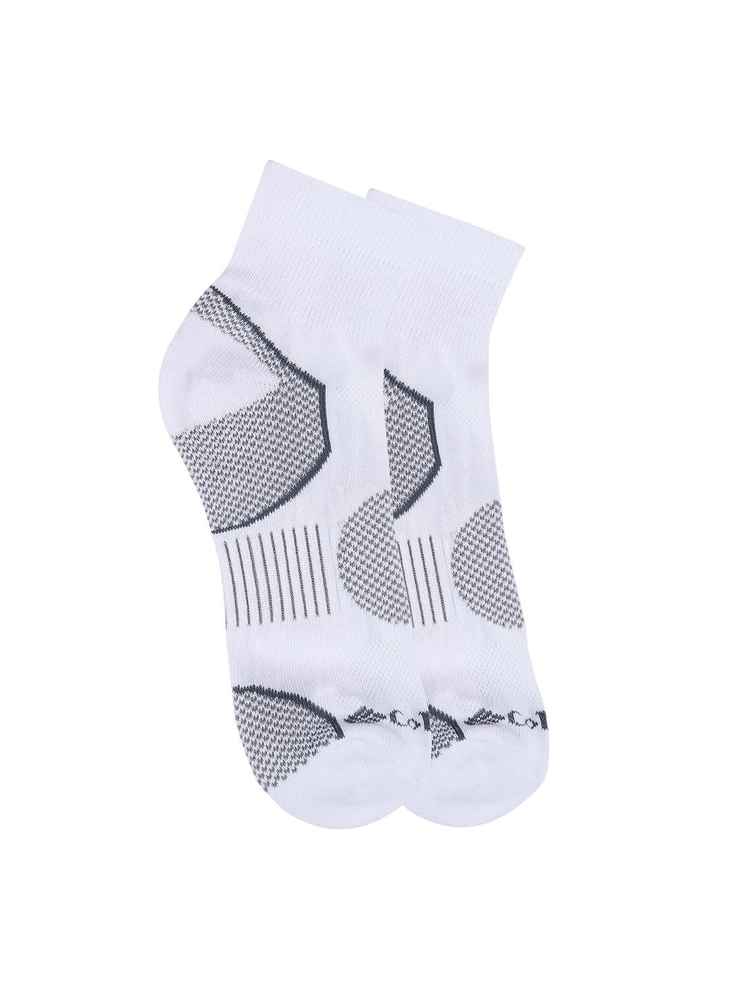 Columbia Men White SOCKS MN 2P QUARTER-BALNCE PT (2 Pairs) (Non Returnable)