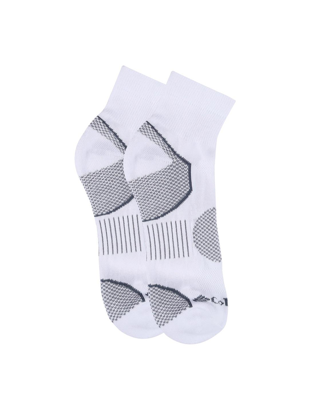 Columbia Men White SOCKS MN 2P QUARTER-BALNCE PT (2 Pairs) (Non Returnable)