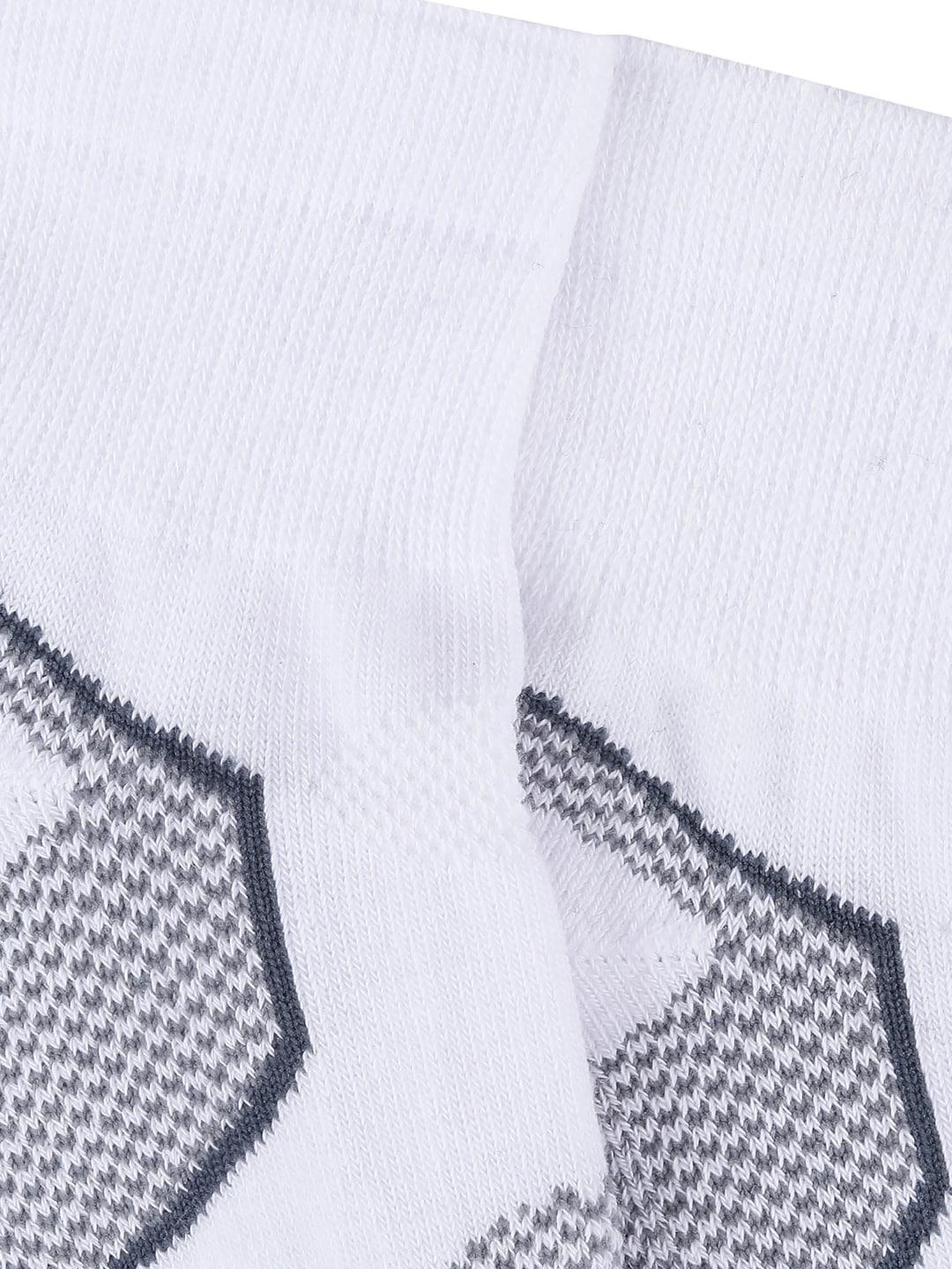 Columbia Men White SOCKS MN 2P QUARTER-BALNCE PT (2 Pairs) (Non Returnable)