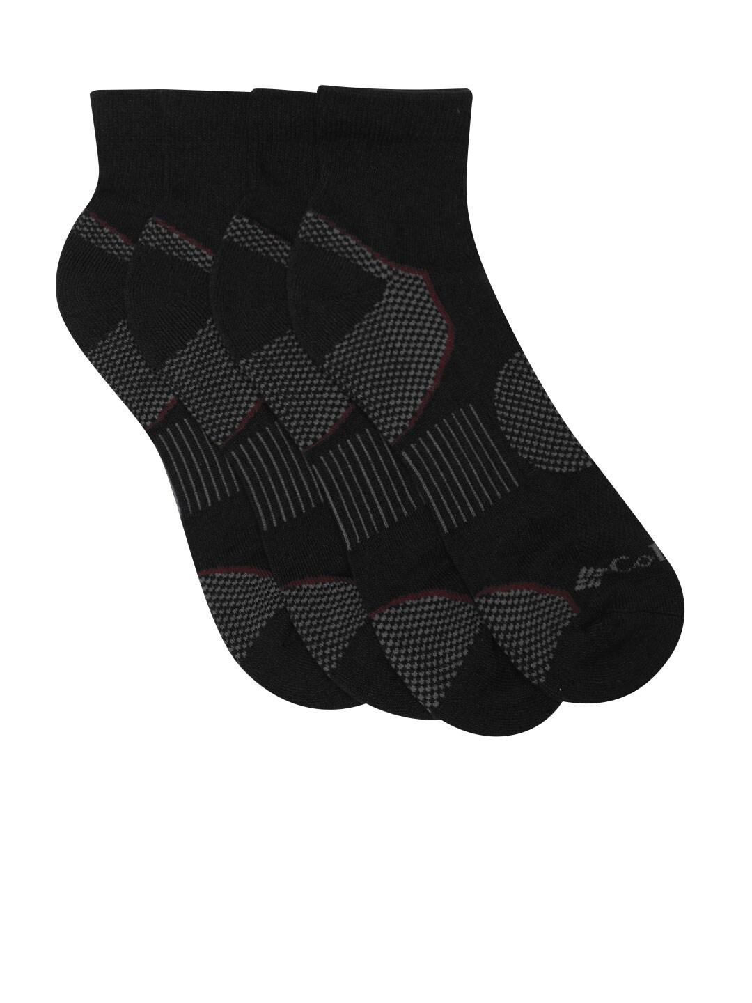 Columbia Unisex Black SOCKS MN 2P QUARTER-BALNCE PT (2 Pairs)
