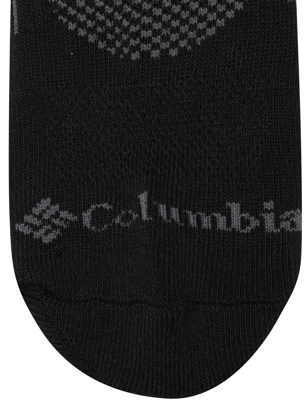 Columbia Unisex Black SOCKS MN 2P QUARTER-BALNCE PT (2 Pairs)