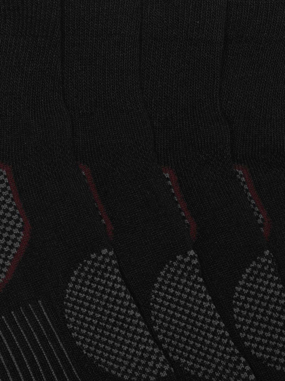 Columbia Unisex Black SOCKS MN 2P QUARTER-BALNCE PT (2 Pairs)