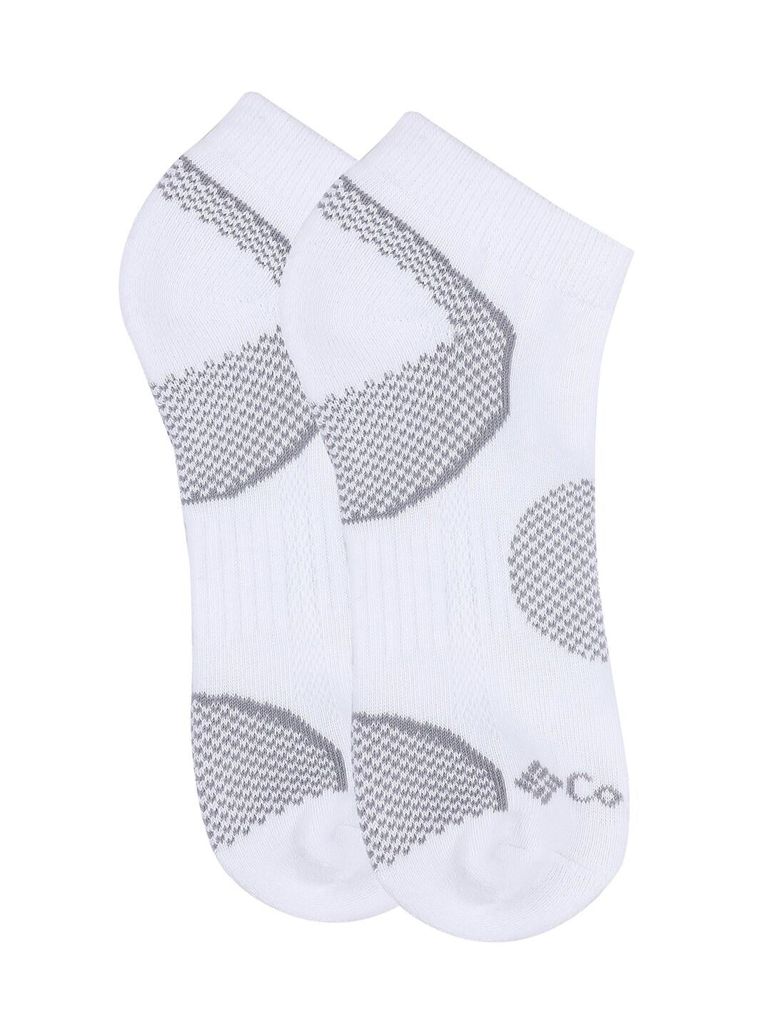 Columbia Women White SOCKS WM 2P BAL PT WALK LOCUT (2 Pairs) (Non Returnable)