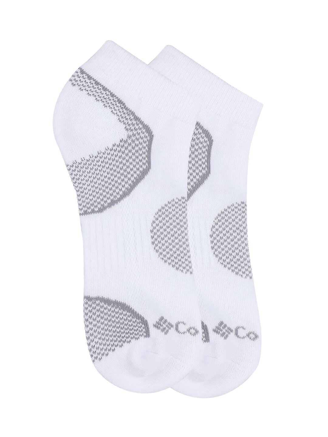 Columbia Women White SOCKS WM 2P BAL PT WALK LOCUT (2 Pairs) (Non Returnable)