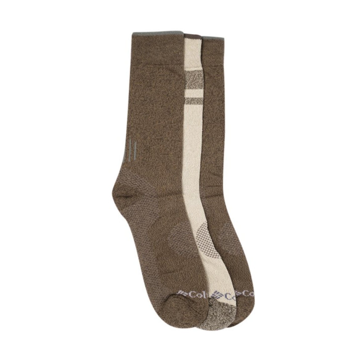 Columbia Men Brown BALANCE POINT CREW  (3 Pair) (Non Returnable)