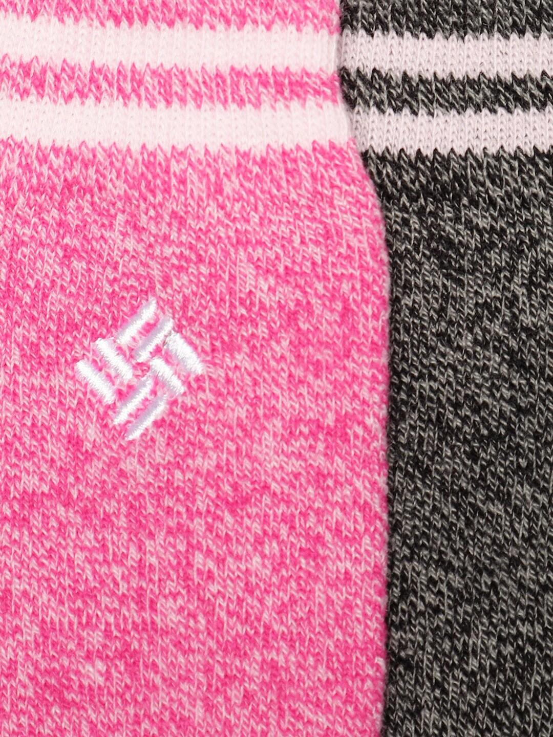 Columbia Women Black SOCKS WM 2P THERMAL CREW-MED 2  (2 Pair) (Non Returnable)