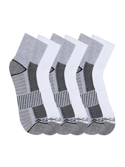 Columbia Men Multi SOCKS MN 6P NS/PIQ FTBED (6 Pairs)