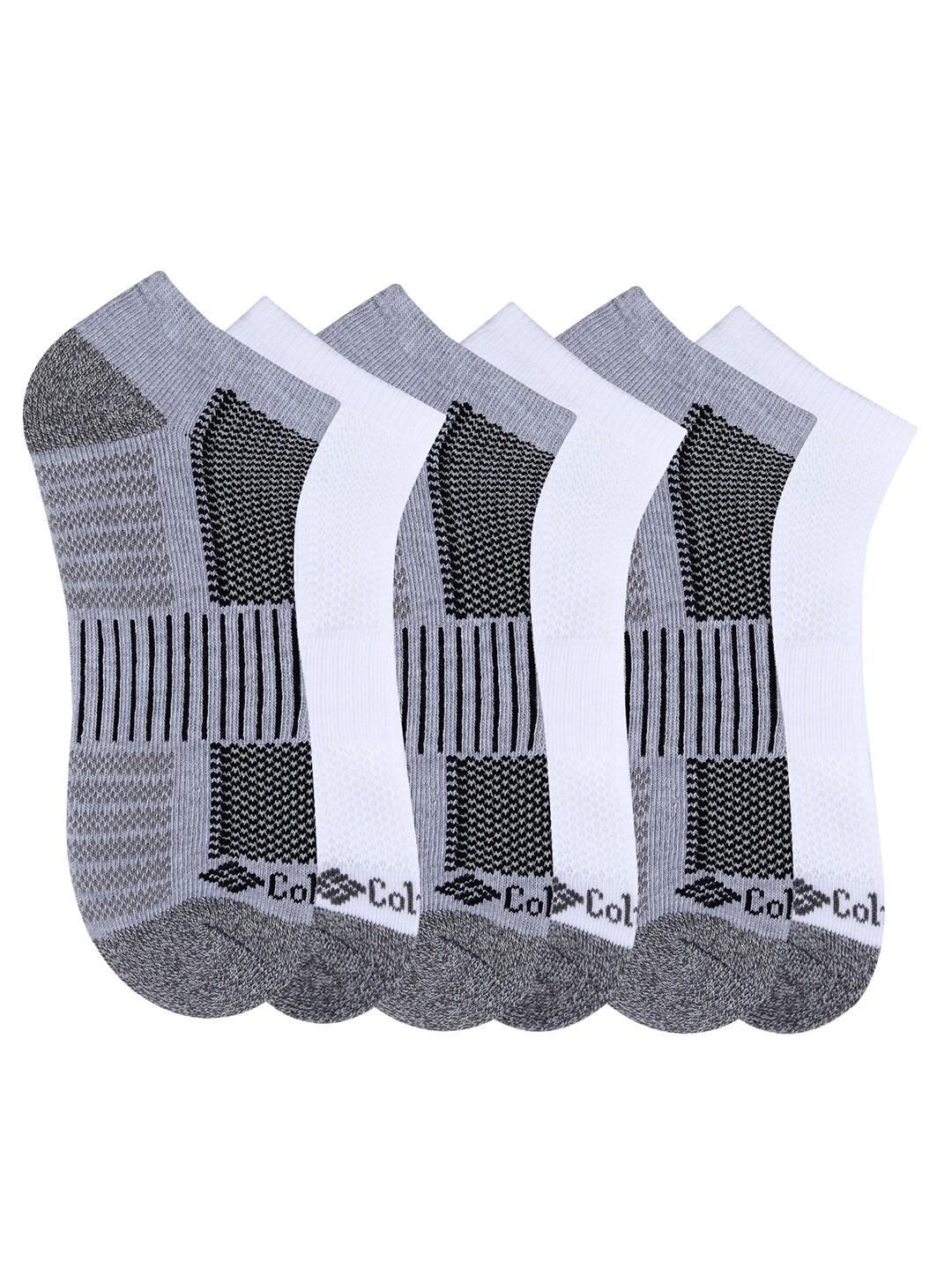 Columbia Men Multi SOCKS MN 6P QTR/PIQ FTBED (6 Pairs) (Non Returnable)