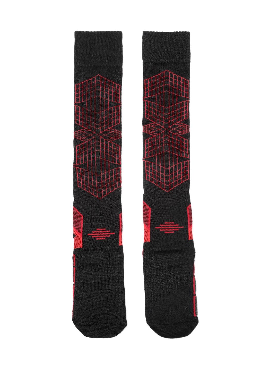 Columbia Unisex Black SOCKS UX 1PR OMNI SKI-OPT-LRG  (1 Pair) (Non Returnable)