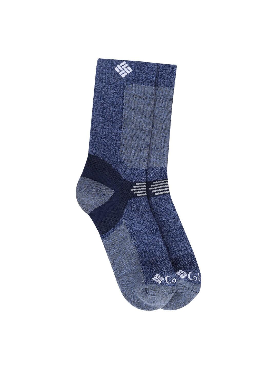 Columbia Unisex Blue SOCKS UX 1P HK-LTCROPCREW-MED (1 Pair) (Non Returnable)