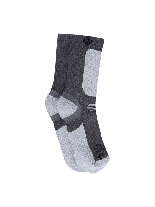 Columbia Unisex Grey SOCKS UX 1P HK-LTCROPCREW-SML (1 Pair) (Non Returnable)