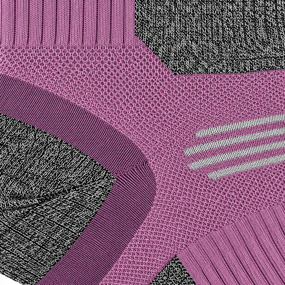 Columbia Unisex Purple Hike Crew Crop Socks (Non Returnable)