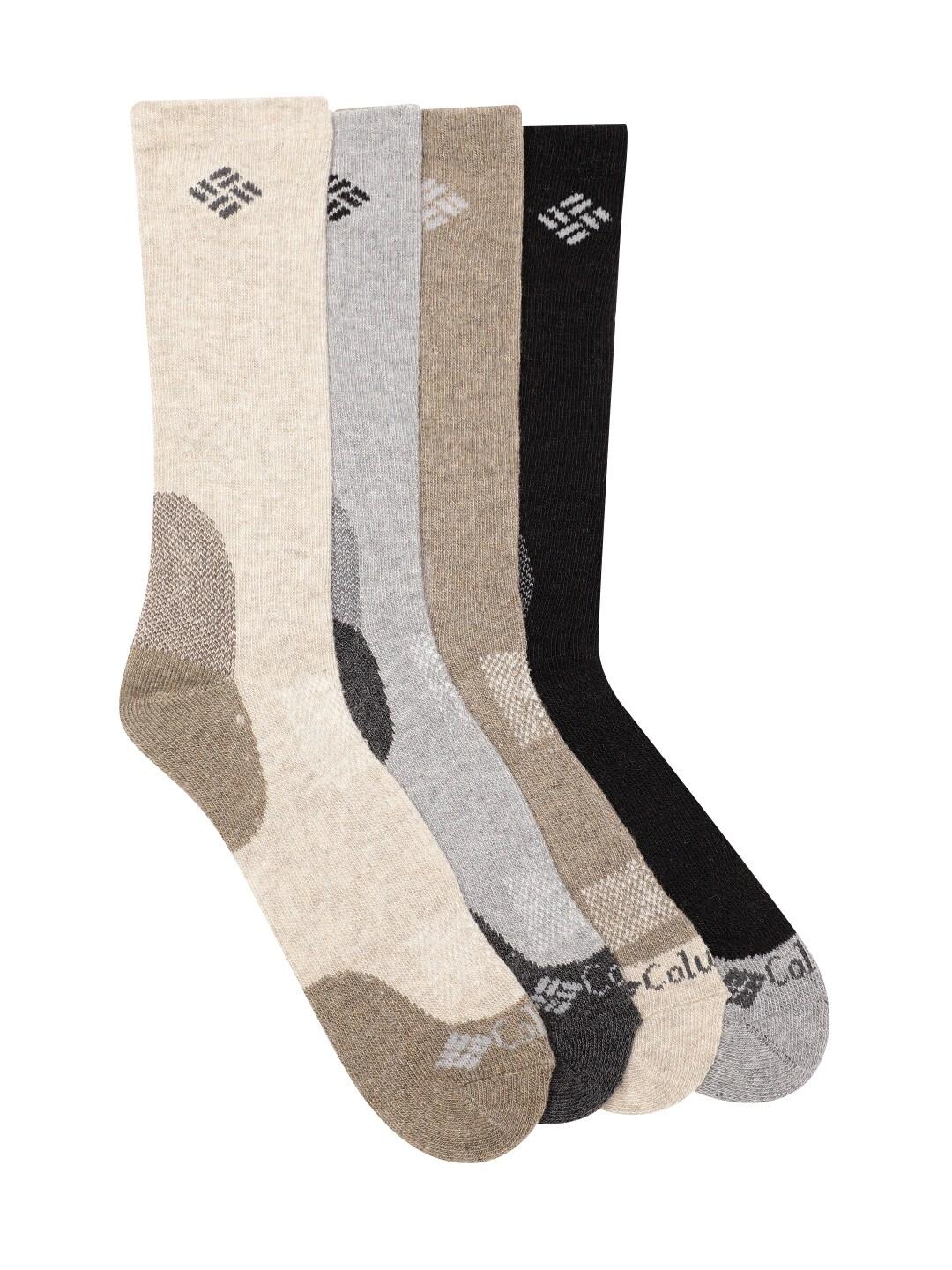 Columbia Men Red Basic Wool Crew  (4 Pair) (Non Returnable)