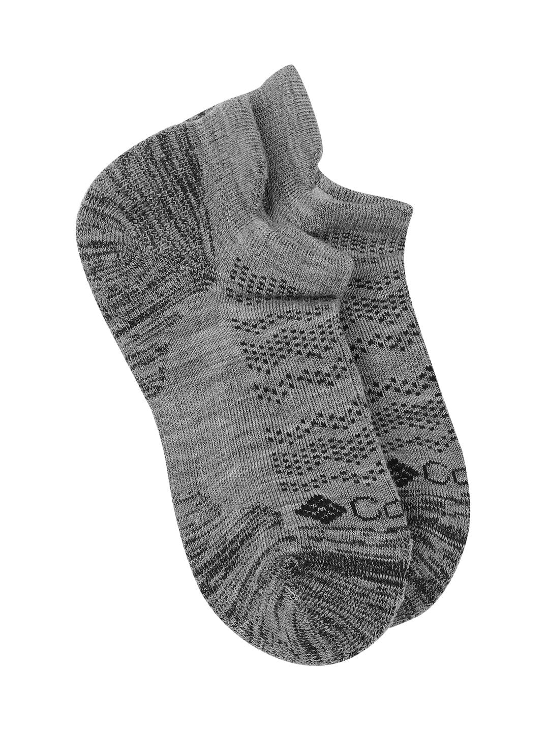 Columbia Unisex Grey Wool No Show  (1 Pair) (Non Returnable)