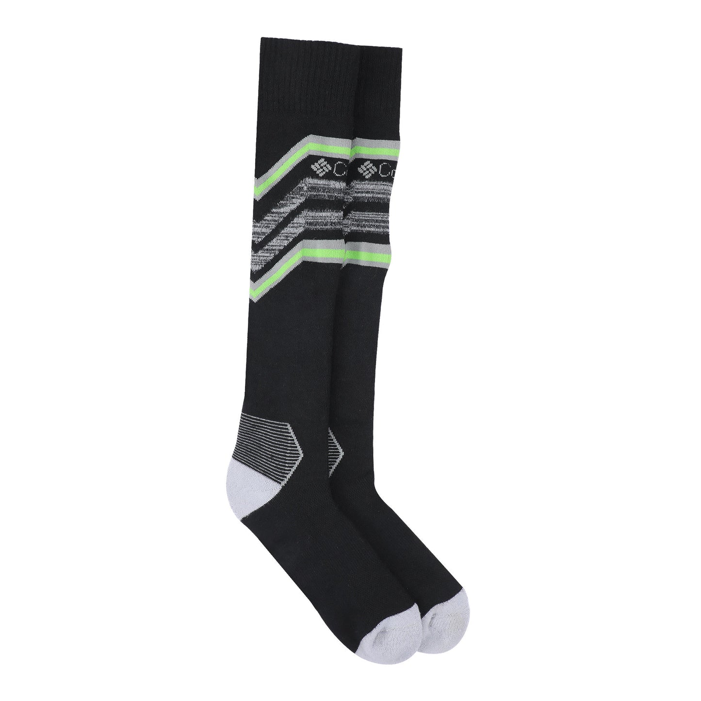 Columbia Men Grey SOCKS UX 1P SKI OTC-SNOWDRF/M  (1 Pair) (Non Returnable)