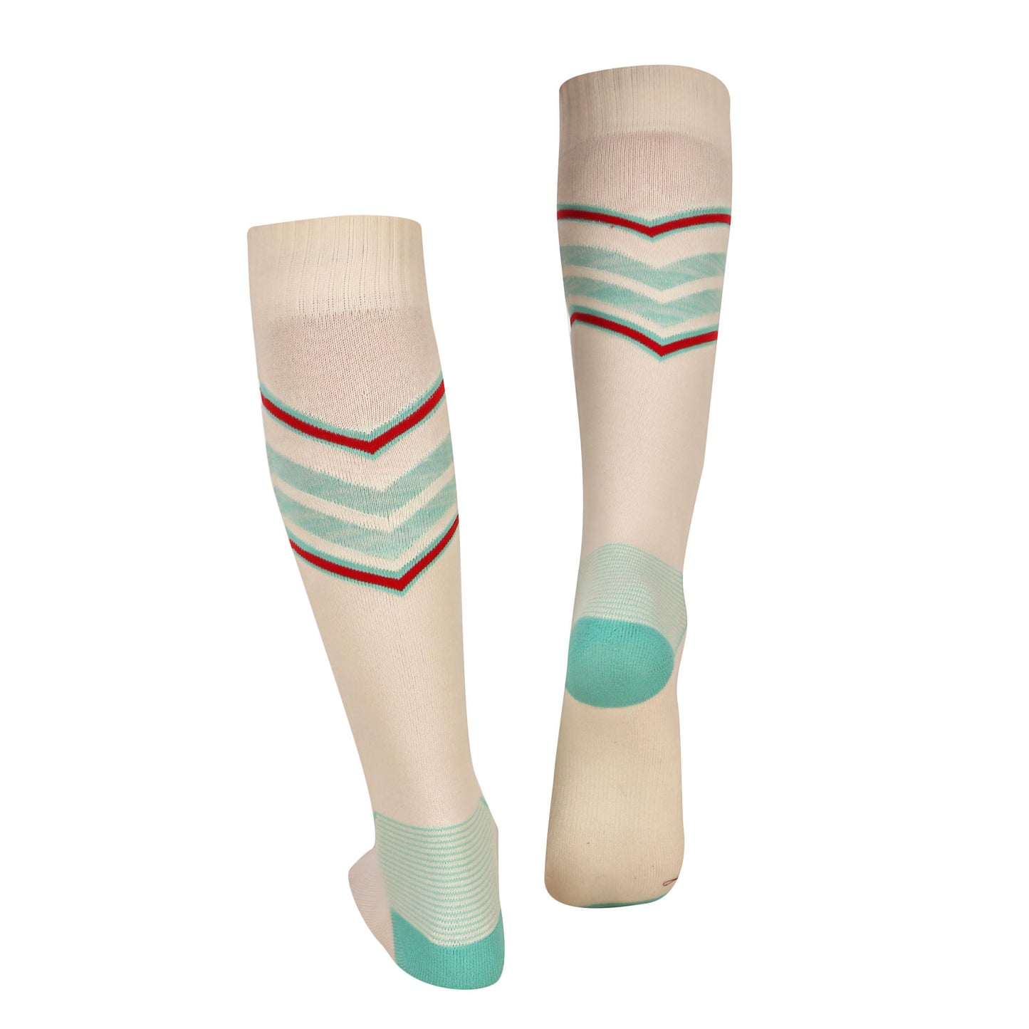 Columbia Unisex White SOCKS UX 1P SKI OTC-SNOWDRF/M  (1 Pair) (Non Returnable)