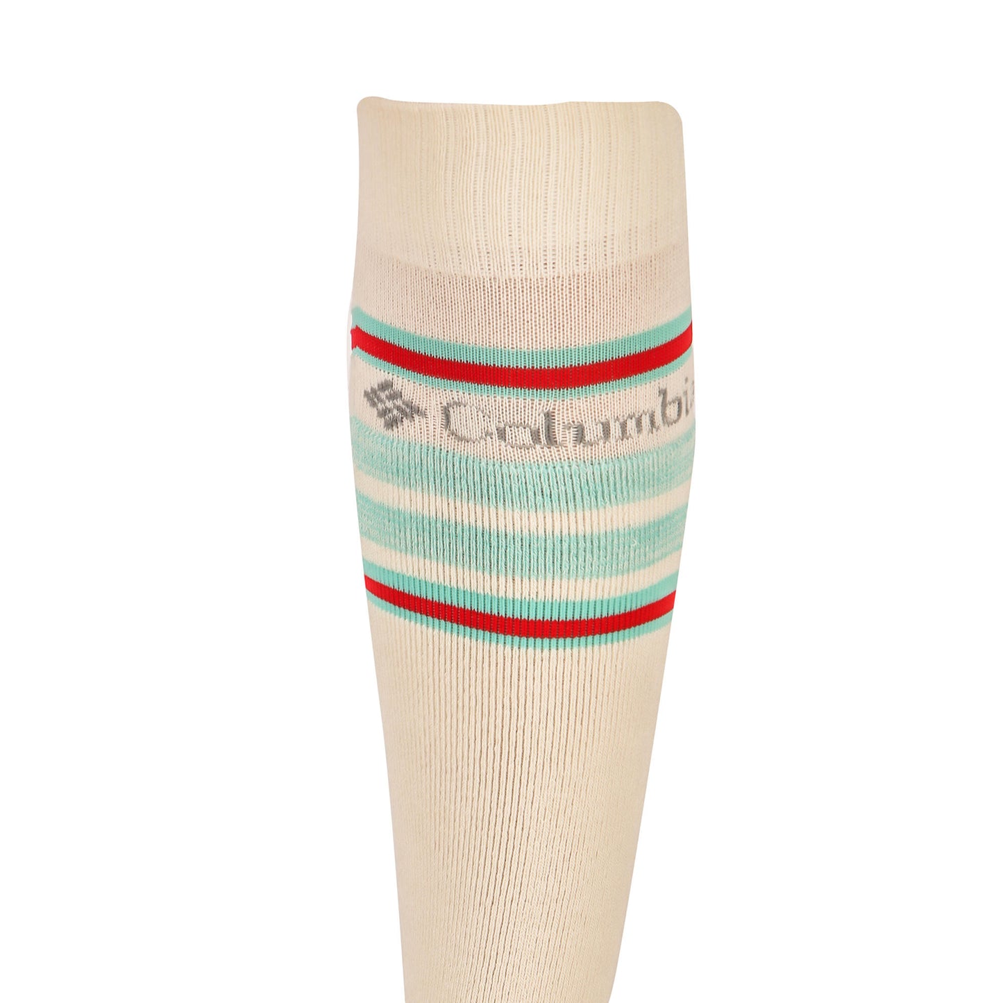 Columbia Unisex White SOCKS UX 1P SKI OTC-SNOWDRF/M  (1 Pair) (Non Returnable)