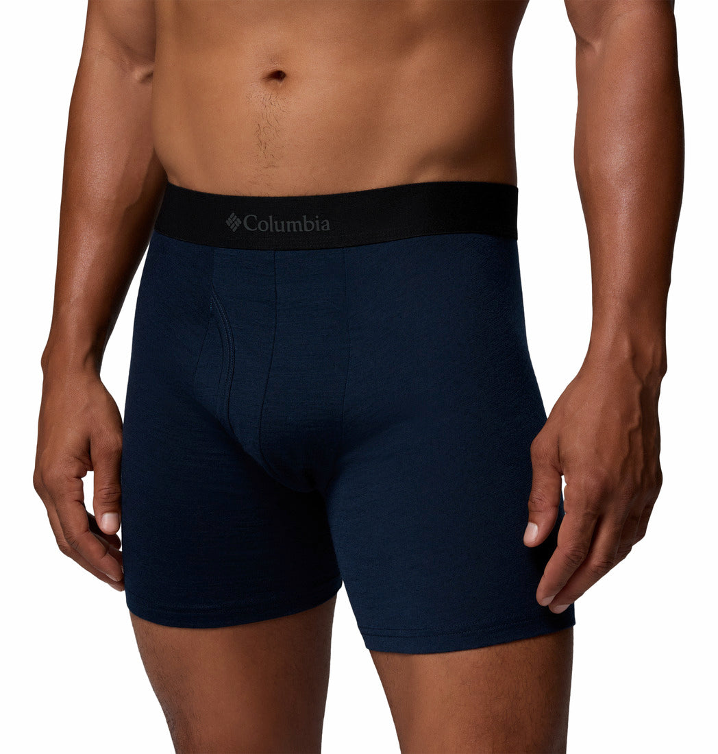 Columbia Men Multi Merino Wool Boxer Brief Pack of 2 (Non Returnable)