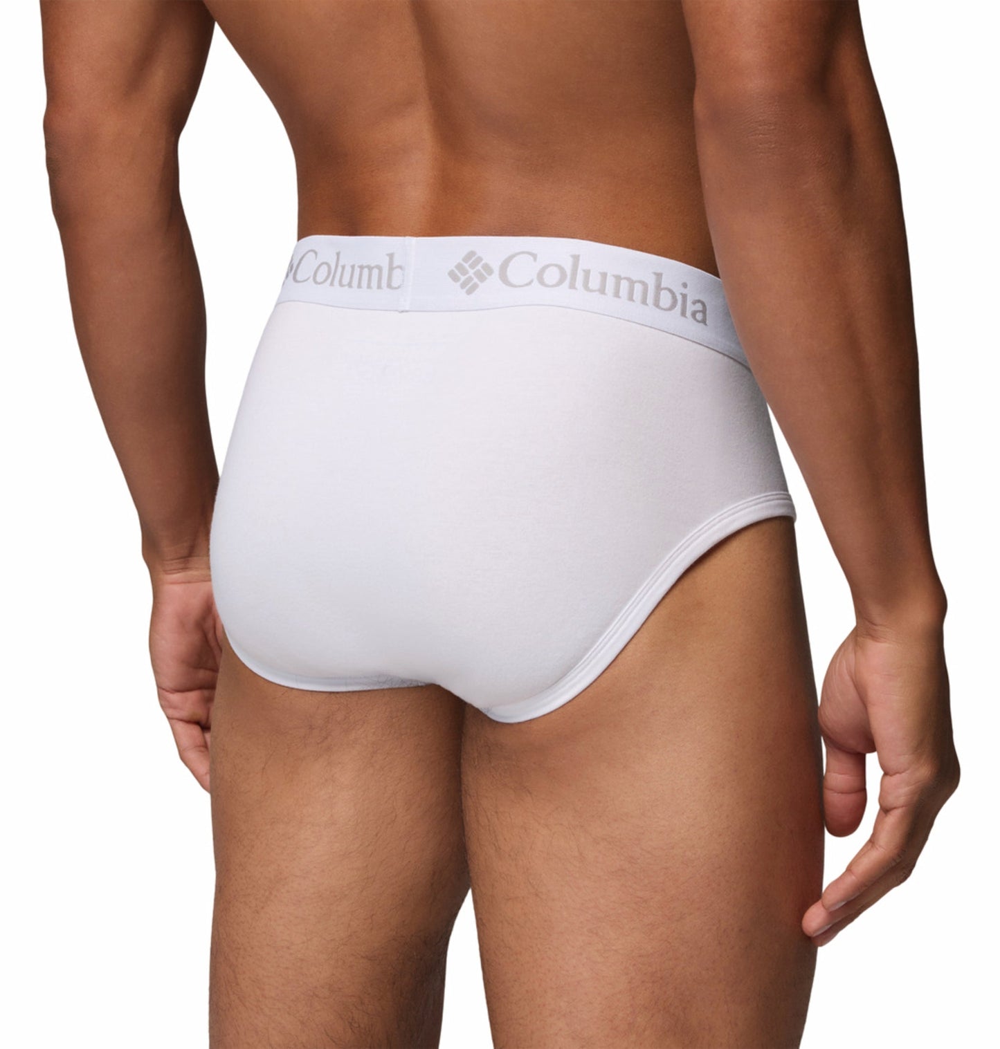 Columbia White Men HeiQ Mint Cotton Stretch Briefs - Pack of 3  (Non Returnable)