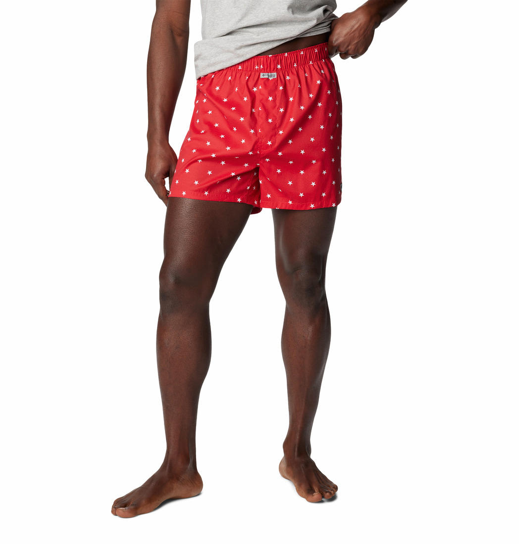 Columbia Men Navy Blue PFG Printed Woven Boxers - Pack of 3 (Non-Returnable)
