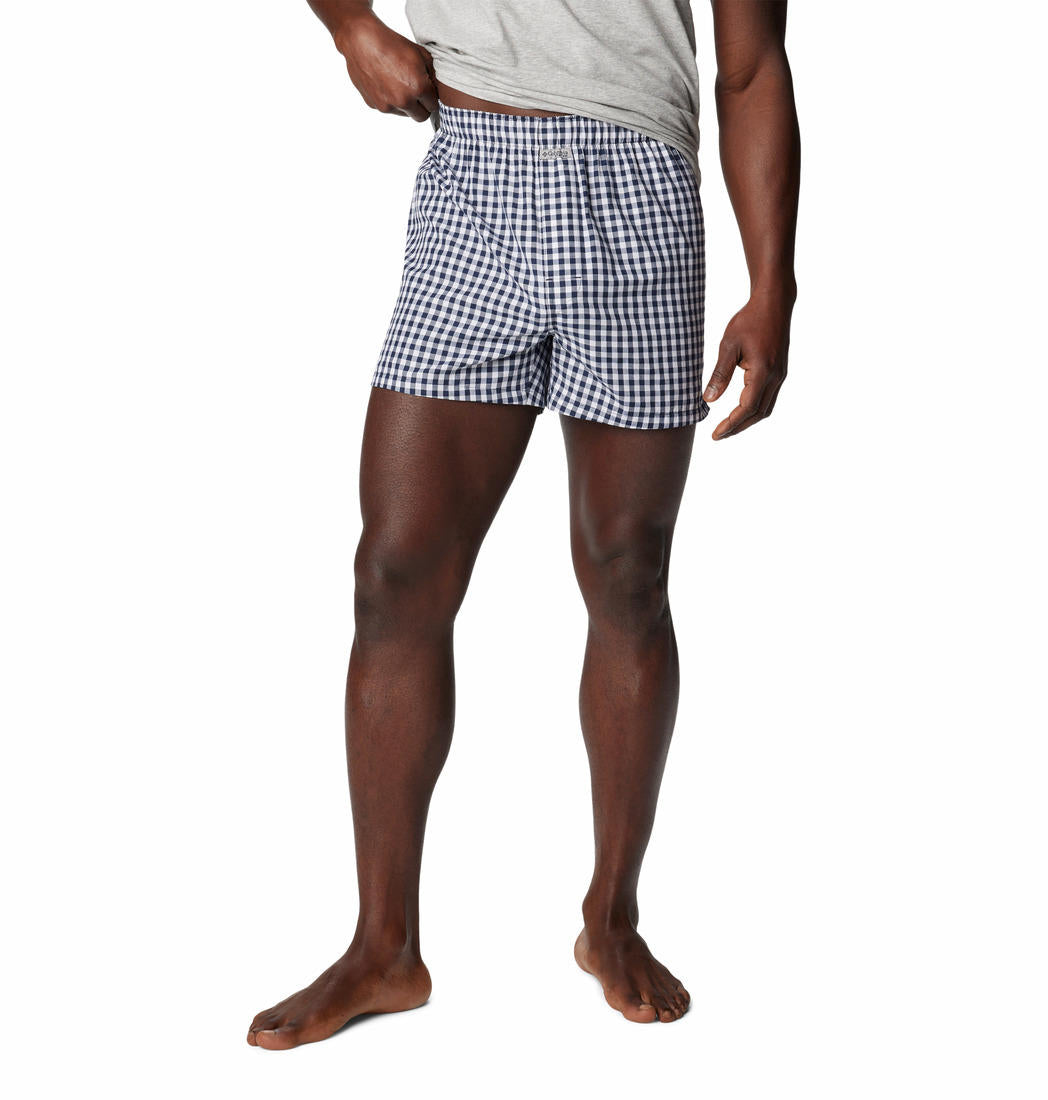 Columbia Men Navy Blue PFG Printed Woven Boxers - Pack of 3 (Non-Returnable)