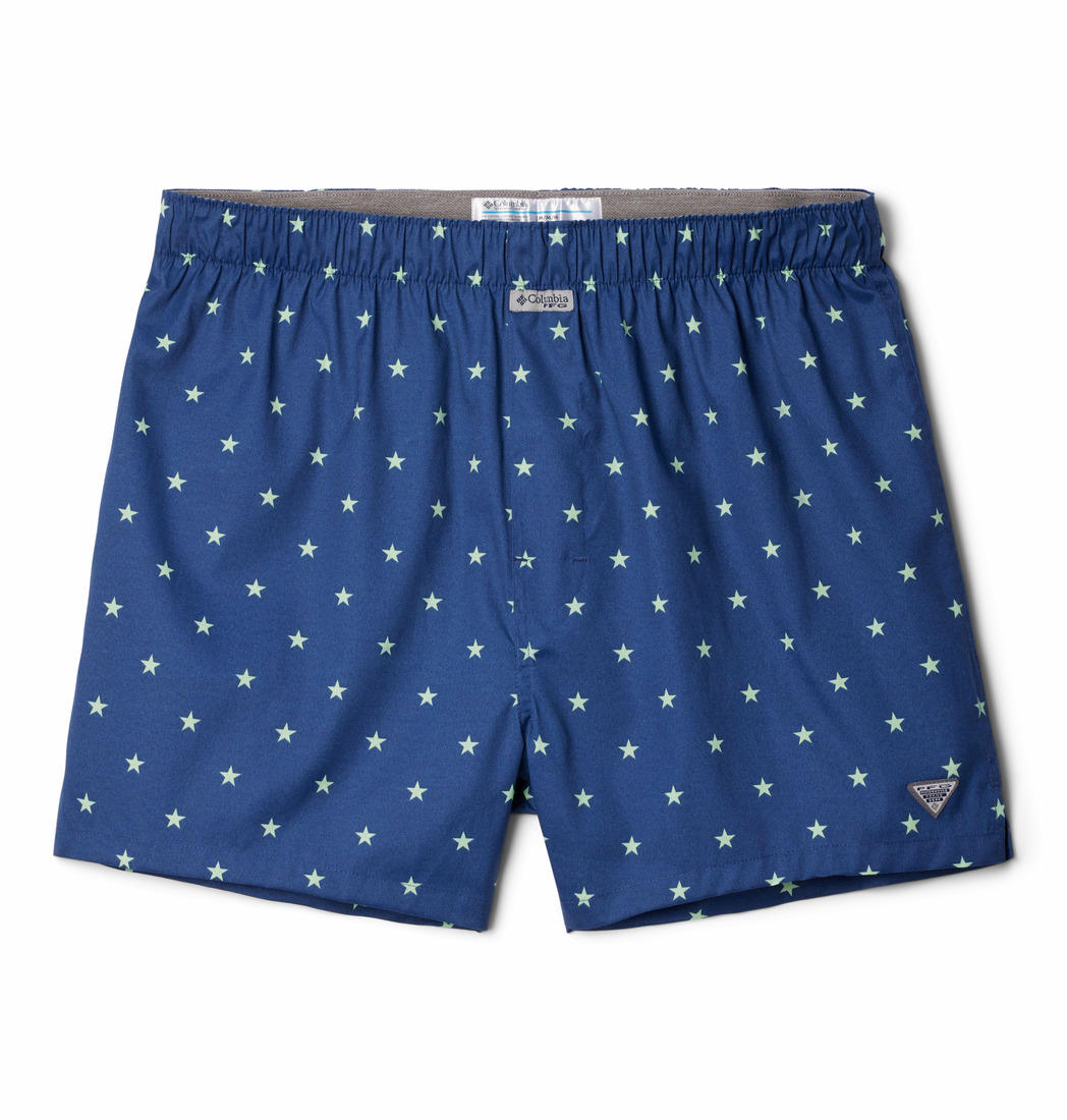 Columbia Men Multicolor PFG Printed Woven Boxers - Pack of 3 (Non-Returnable)