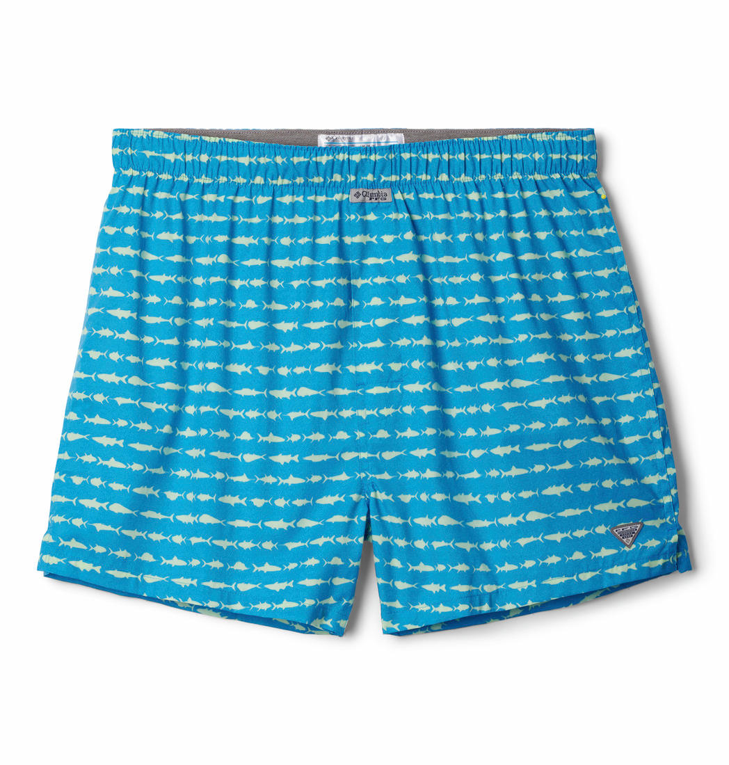 Columbia Men Multicolor PFG Printed Woven Boxers - Pack of 3 (Non-Returnable)
