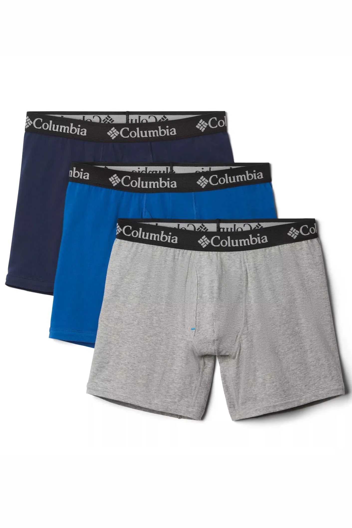 Columbia Men Multicolor Cotton Stretch Briefs - Pack of 3 (Non-Returnable)