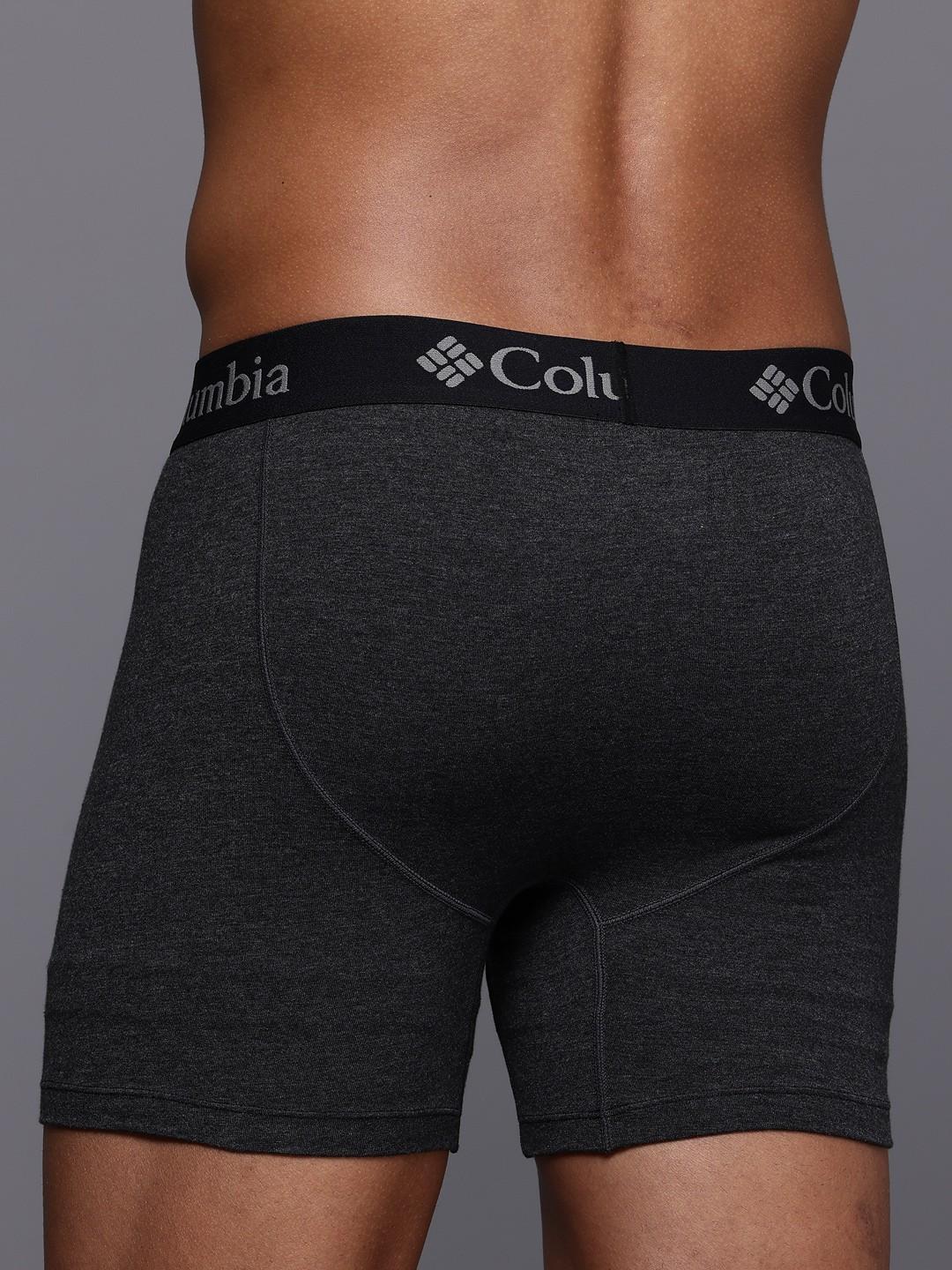 Columbia Men Na Performance Cotton / Stretch 3 Pack Solid Boxer Brief (Non Returnable)