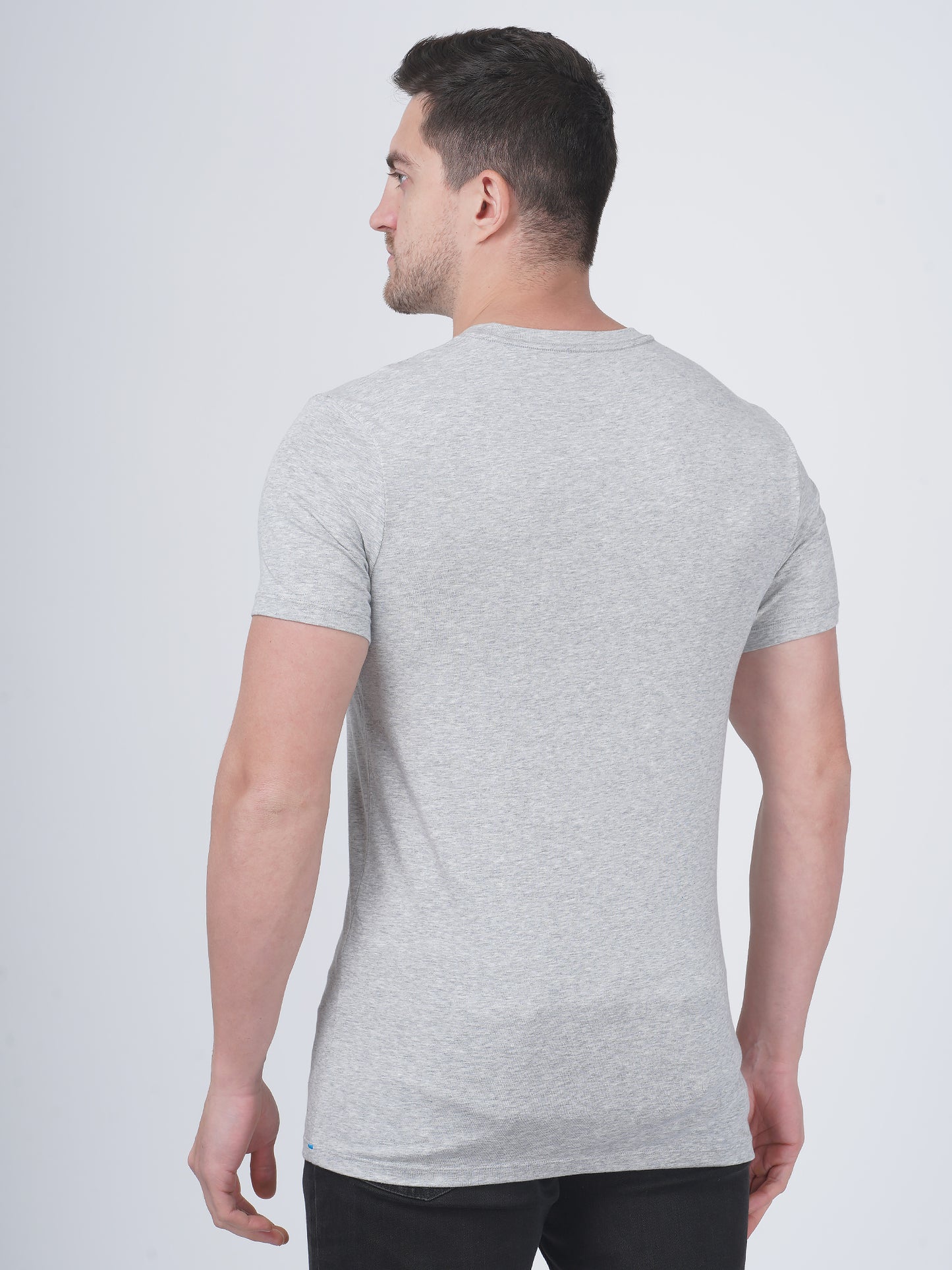 Columbia Men Multicolor Stretch Crew Neck Tees - Pack of 3