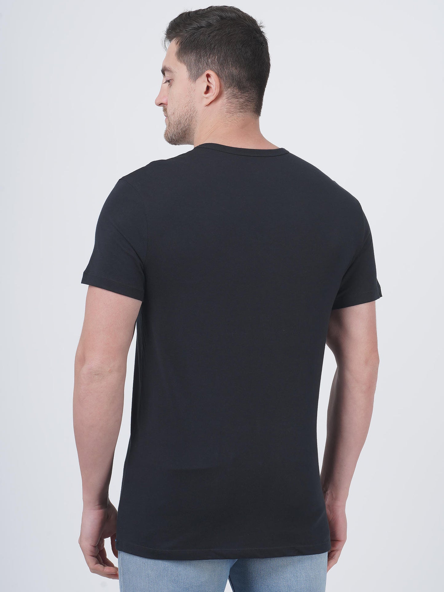 Columbia Men Black Performance Cotton / Stretch Crew-Neck Tee 3 Pack Solid (Non Returnable)