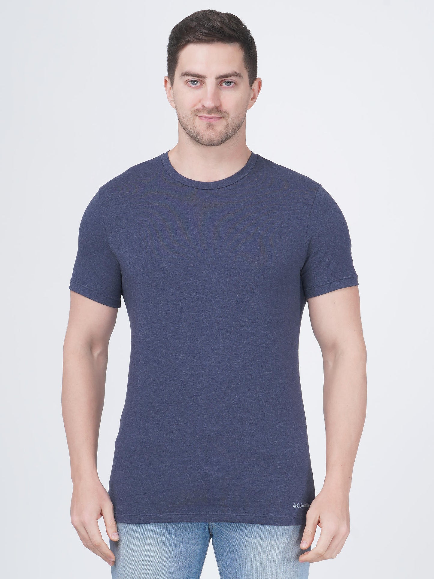 Columbia Men Black Performance Cotton / Stretch Crew-Neck Tee 3 Pack Solid (Non Returnable)
