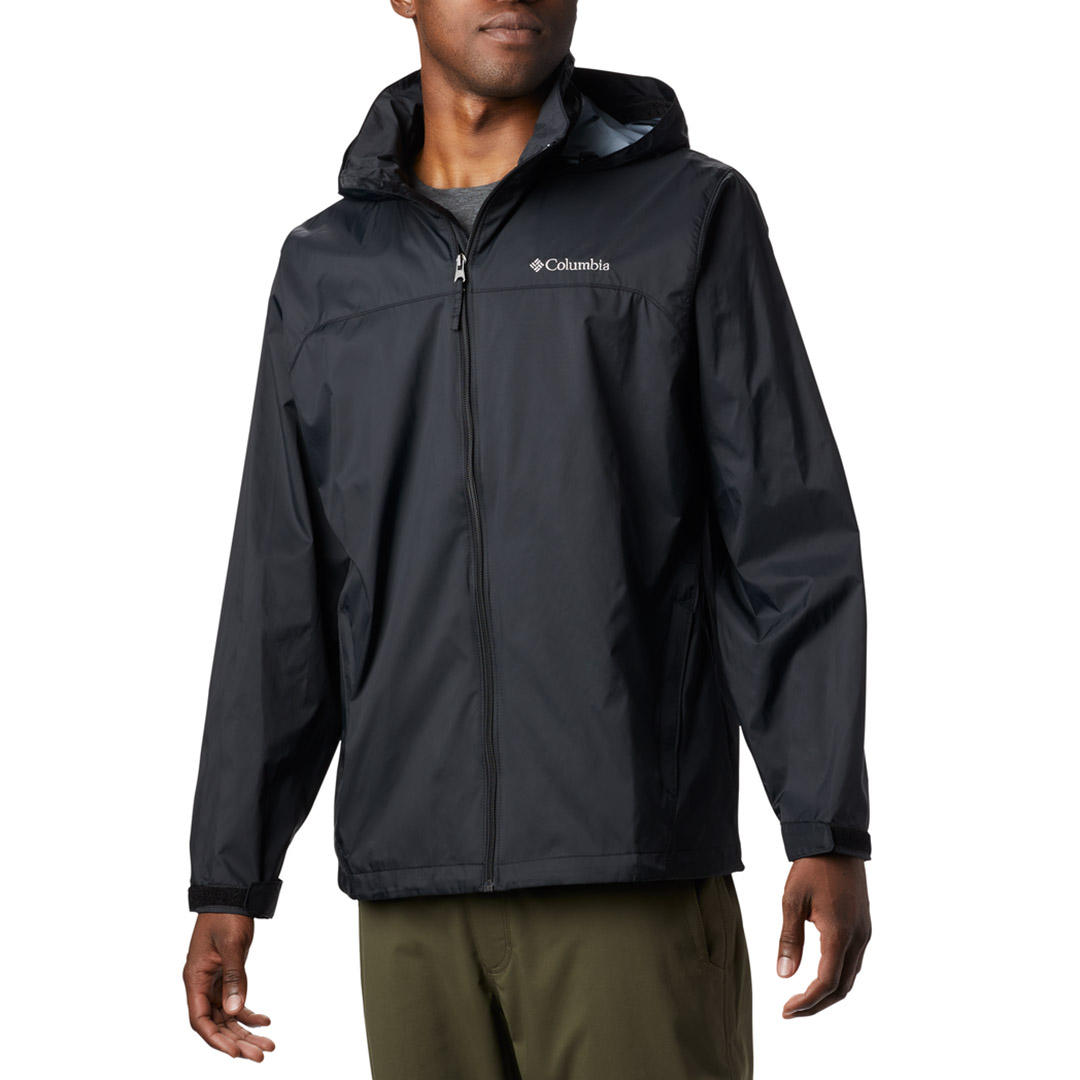 Columbia Men Black Glennaker Lake Rain Jacket