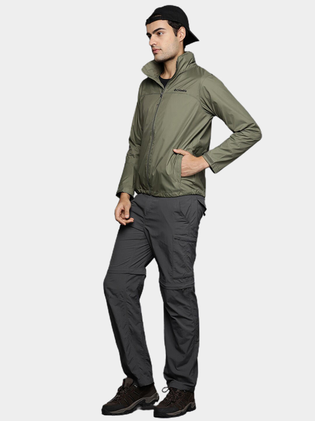 Columbia Men Green Glennaker Lake Rain Jacket